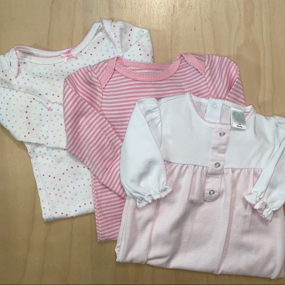 Paty Other - 3 Sleep Gowns with Mitten Cuffs Size 0-3 Months
